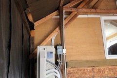 Fujitsu inverter heat pump installed in boathouse
