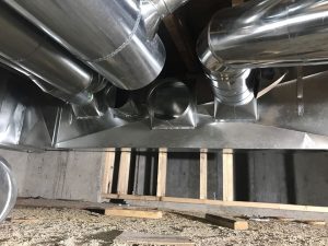 Supply Air Ductwork manifold for zoning.